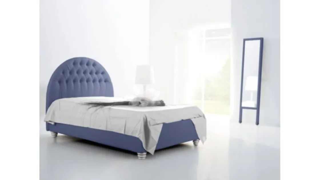 Letto Singolo Luna Capitonné di Baiardi